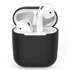 Black & White Color Airpods 2 Case soft silicone touch scratch prevention and water proof fit for apple airpod