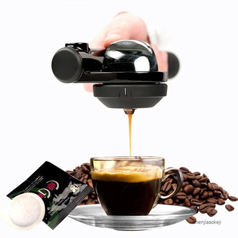 Portable Coffee Machine With Grinder All-In-One Mini 16 Bar Espresso Machine