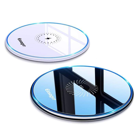 Essager 15W Qi Wireless Charger For iPhone 11 Pro Xs Max X Xr 8 Induction Fast Wireless Charging Pad For Samsung S20 Xiaomi mi 9