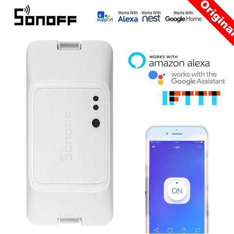 SONOFF Basic R3 WIFI DIY Smart Control Switch Home Automation Module Compatible with eWelink Amazon Alexa Google Home